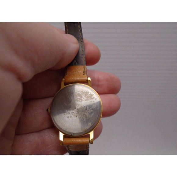 Mickey Mouse Gold Coin Dial Disney Lorus V811-1410 Ladies  Lorus Quartz Watch Gold Dial Mickey Mouse Walt Disney Women’s Seiko V811-1410